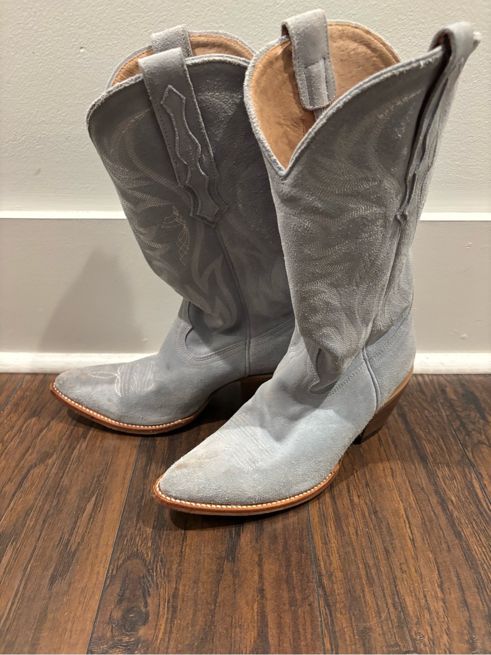 Idyllwind Blue Suede Cowboy Boots - Size 10